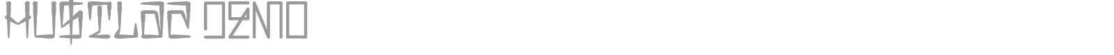 Hustlaz font preview